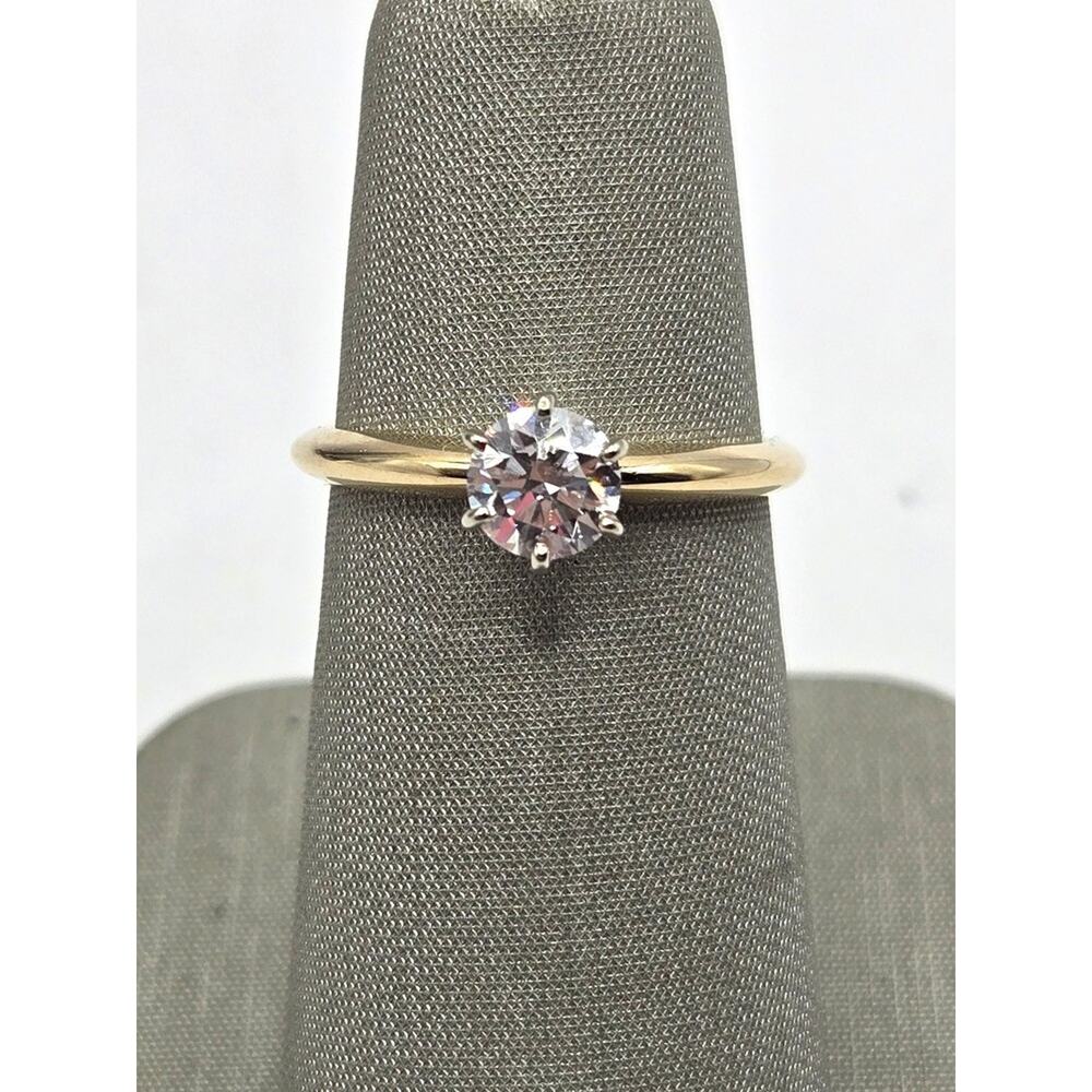 14K Yellow Gold .60ct Diamond Solitaire Ring (12290)